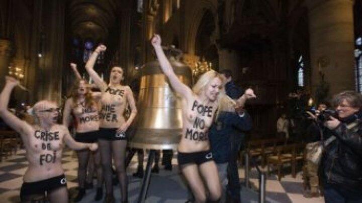 French court upholds acquittal of Femen topless protest at Notre Dame